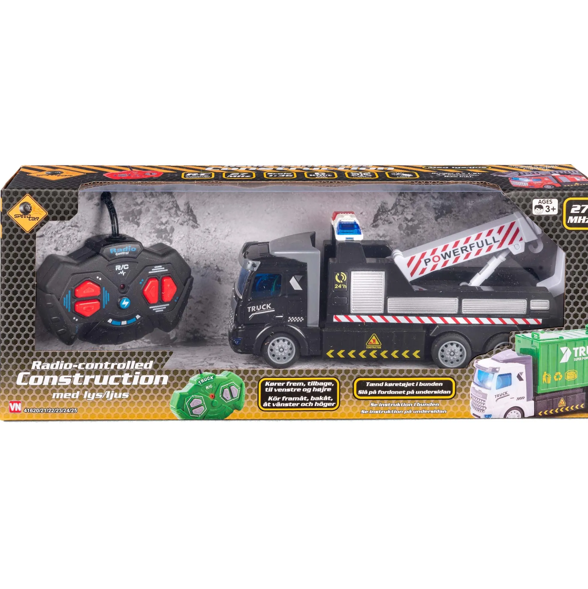 Radiostyret lastbil str. 1:36 cm - Politi