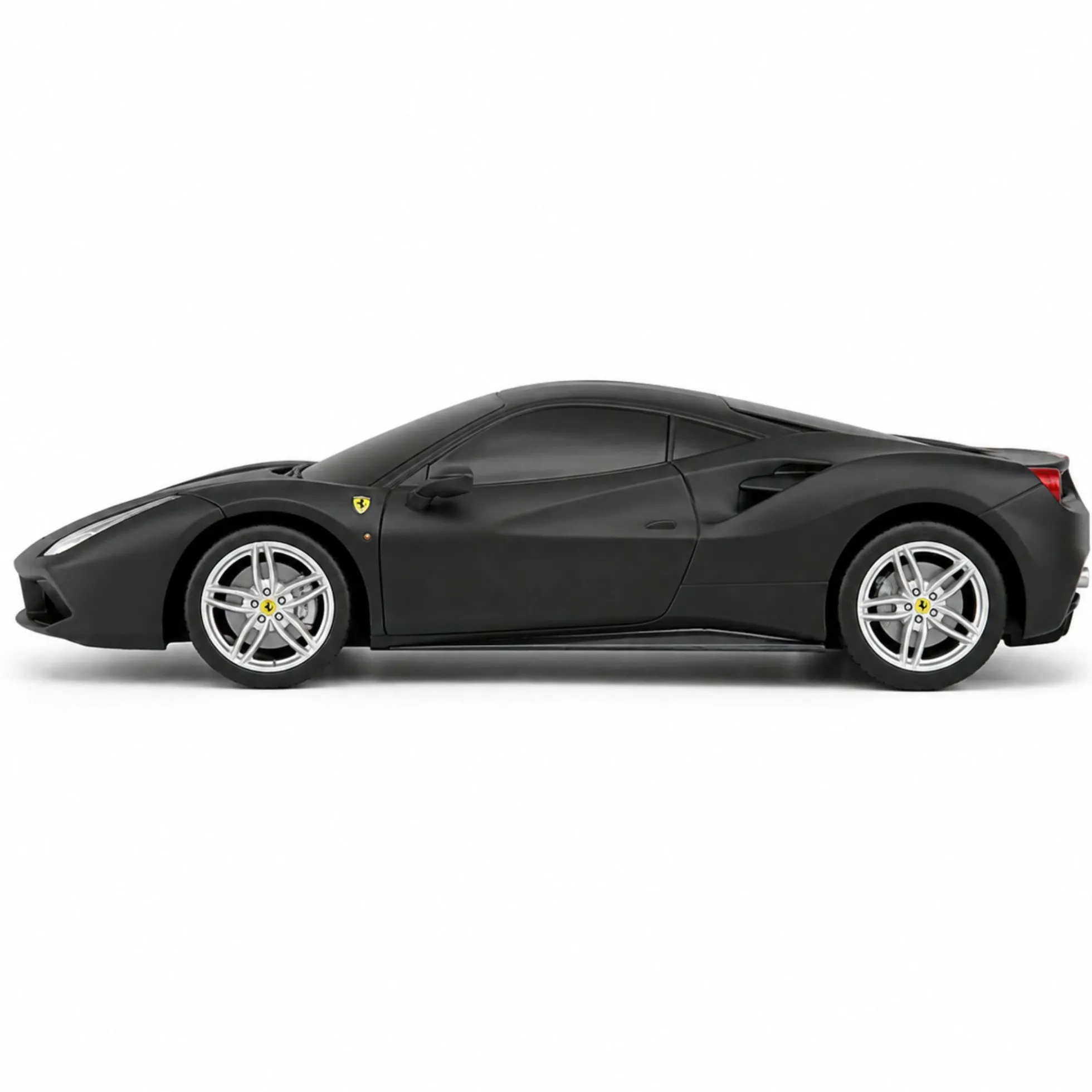 Rastar fjernstyret Ferrari 488 GTB 27 MHz - Mat sort - 19 cm