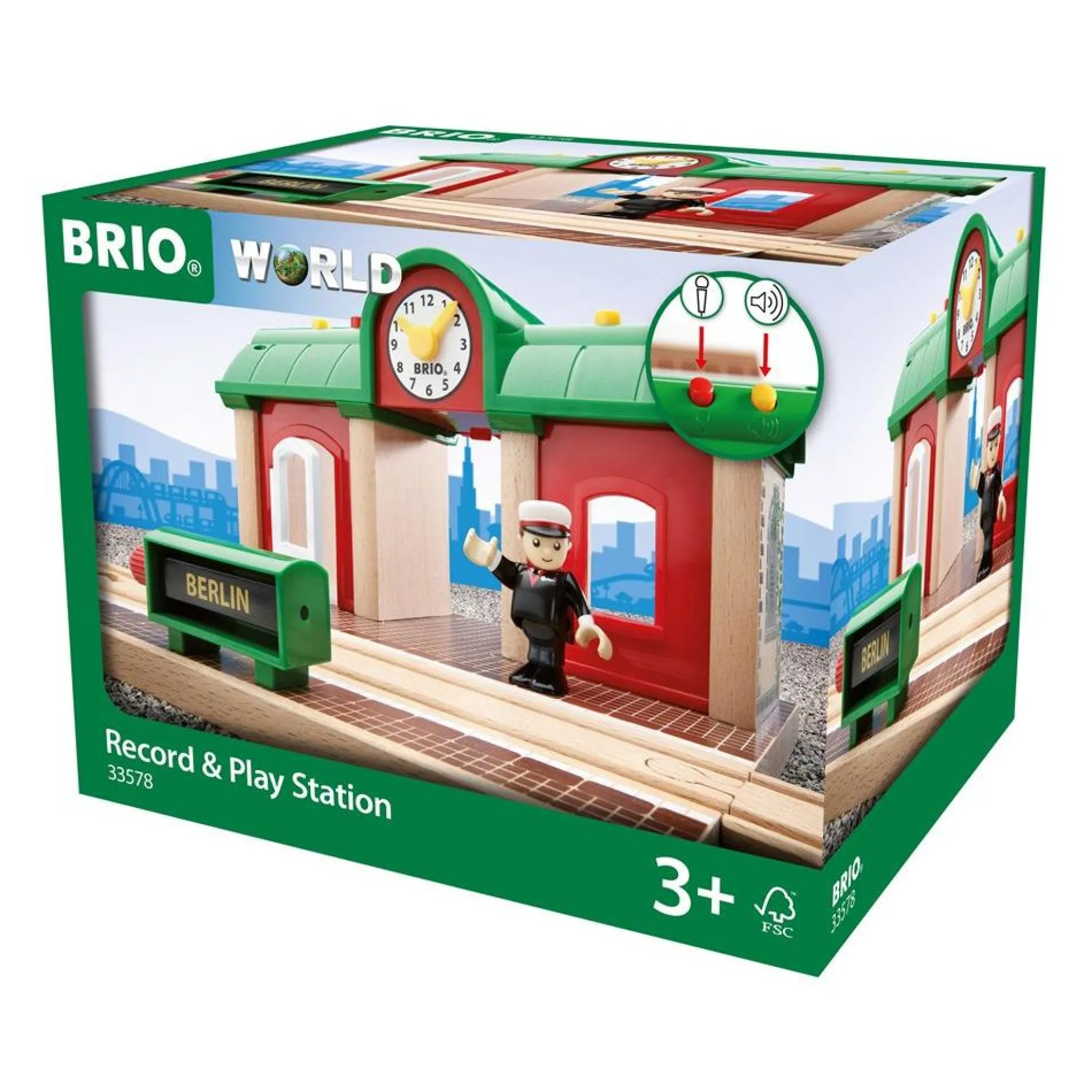 Record & Play station - 33578 - BRIO Tog