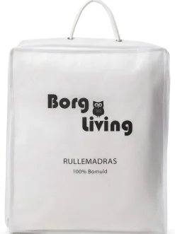Rullemadras H-Split - 180x210 cm - Kogeægte - Borg Living fyldig madrasbeskytter i 100% Oeko-tex bomuld