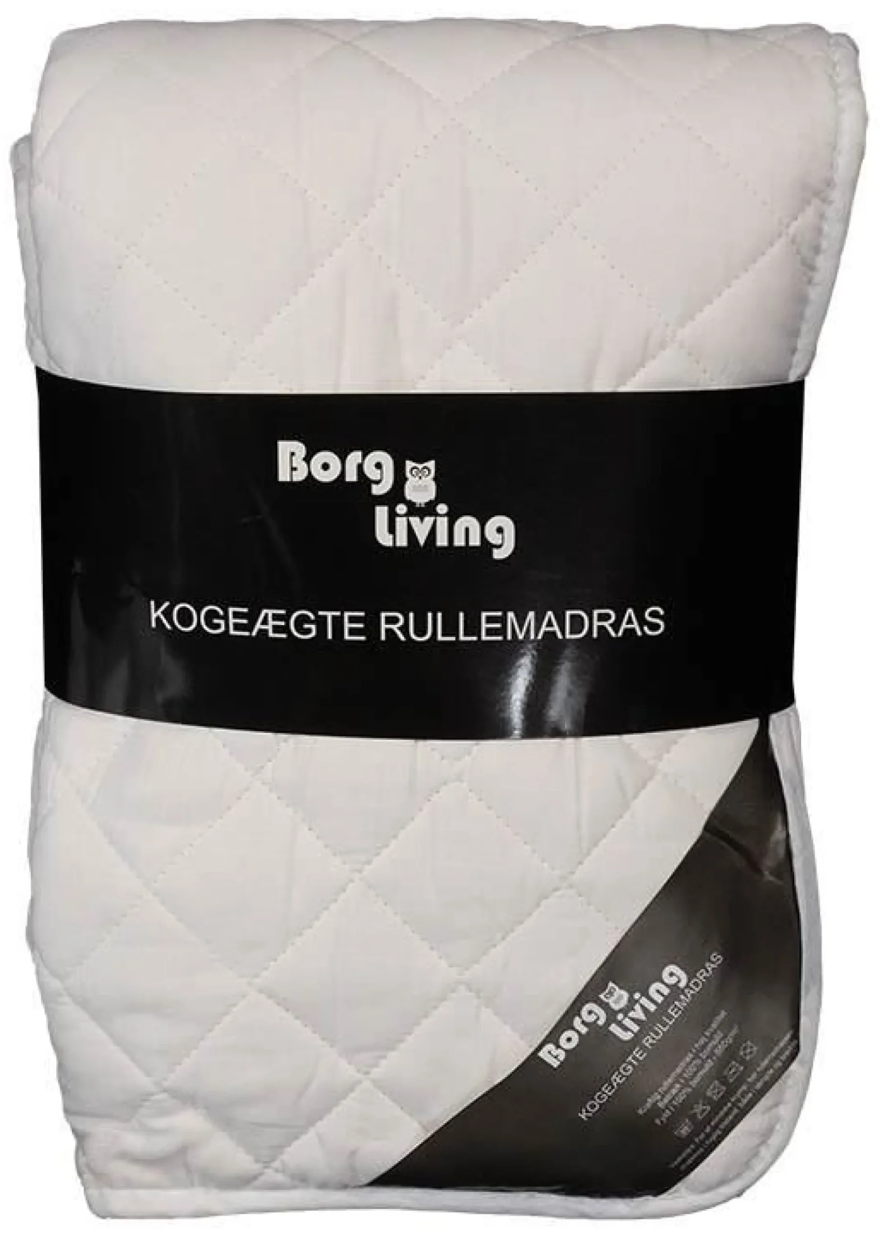 Rullemadras U-Split - 180x210 cm - Kogeægte Bomuld - Borg Living