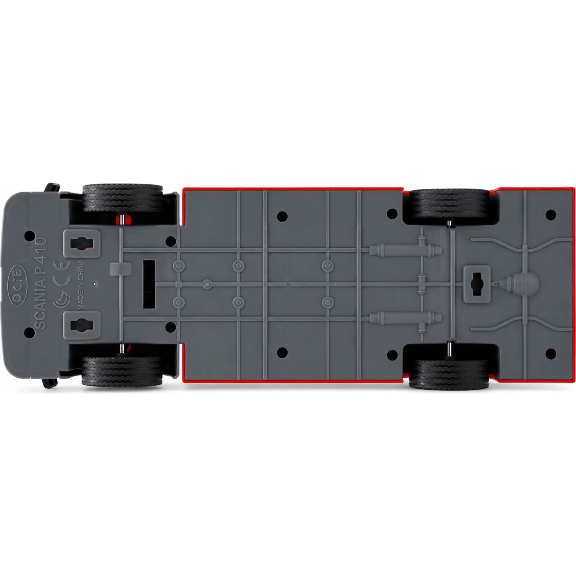 Scania brandbil med sprøjte, lys og lyd - 28x10x15,5 cm