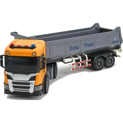 Scania lastbil med åbent lad, lys og lyd - 41x9,5x11,5 cm