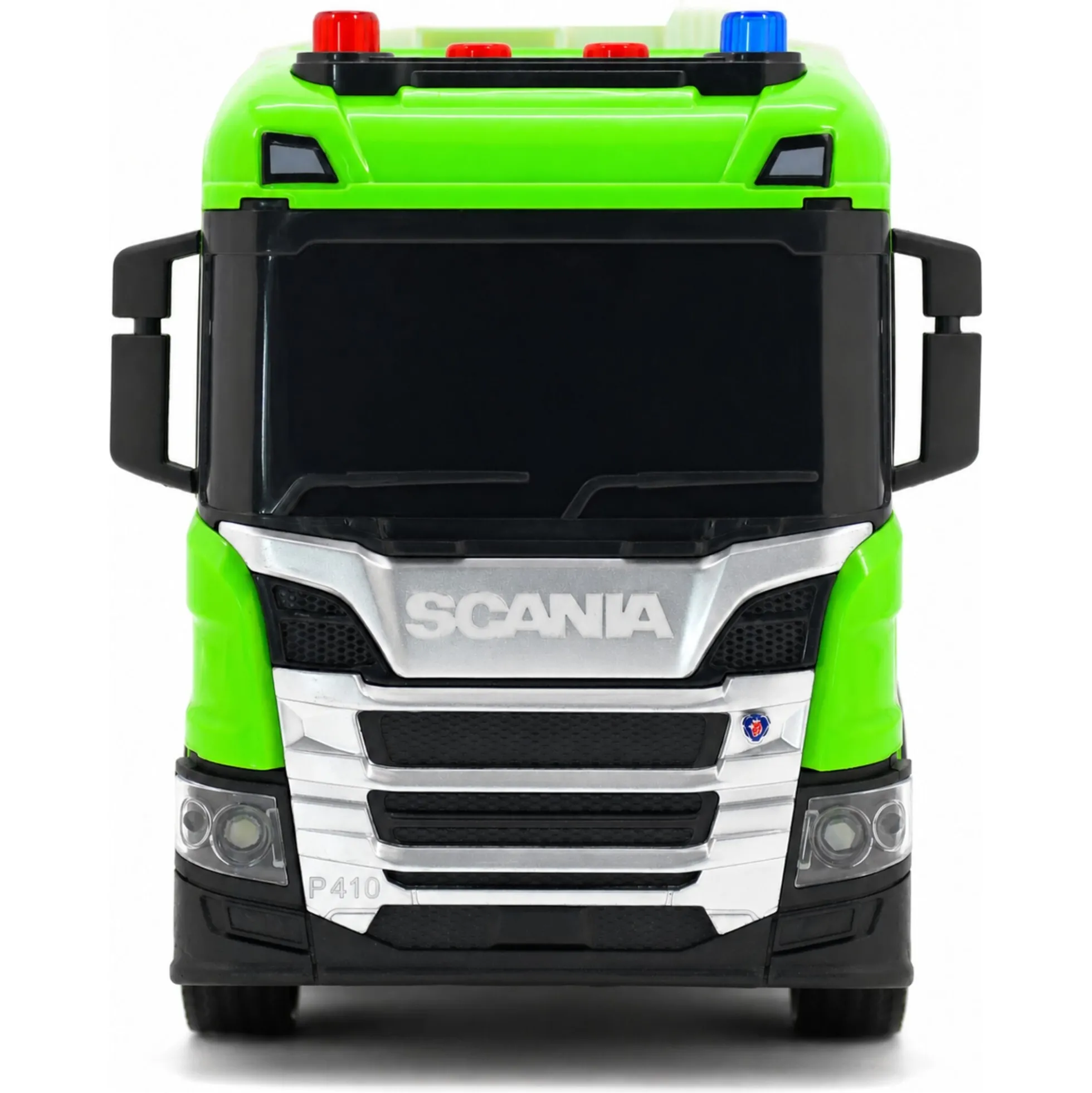 Scania skraldebil med lys og lyd - 28x10x13 cm
