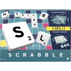 Scrabble brætspil - klassisk ordspil på dansk