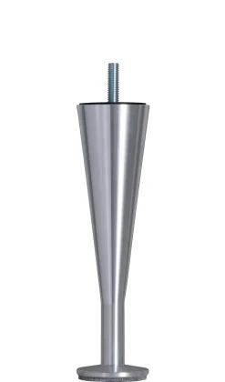 Sengeben - 18 cm - 4 stk. Champagne formede metalben til sengen