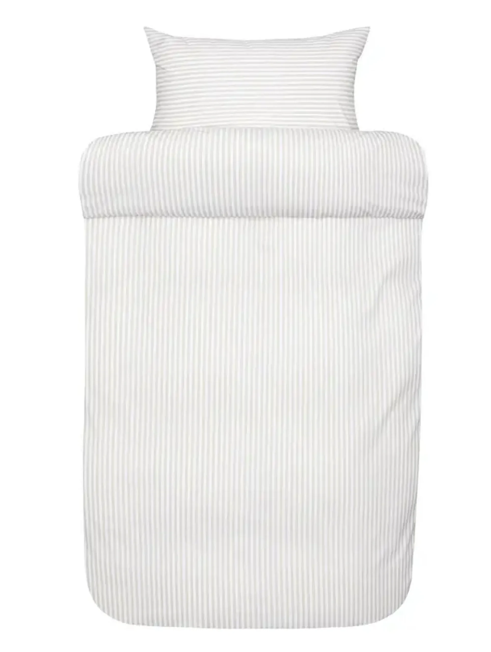 Sengetøj til dobbeltdyne - 100% ekstra fin bomuld 200x220 cm sengesæt Høie Tor beige