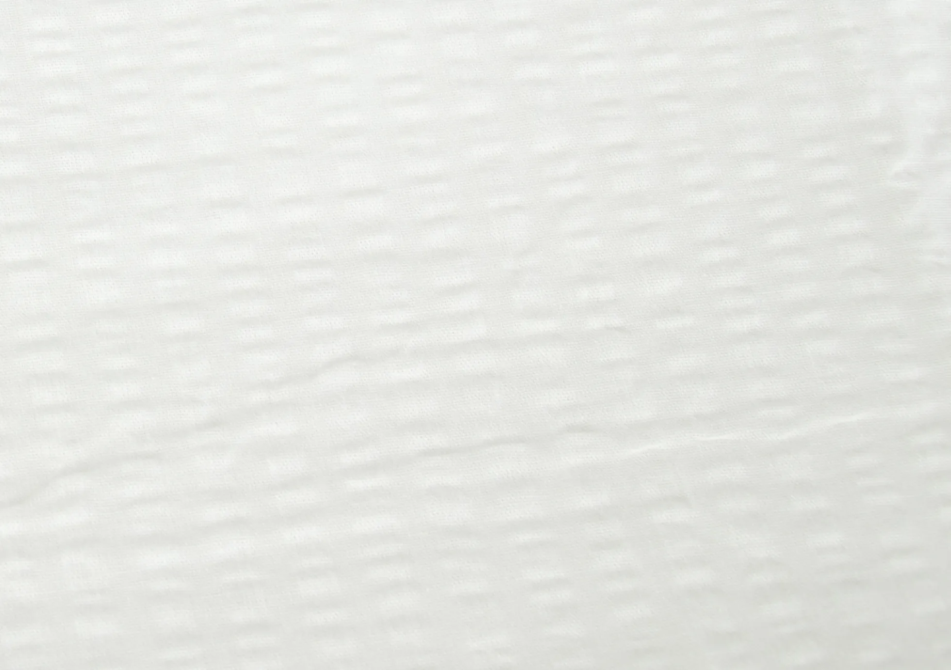Sengetøj 140x200 cm - Bæk og Bølge - 100% bomulds krep - Hvidt ensfarvet