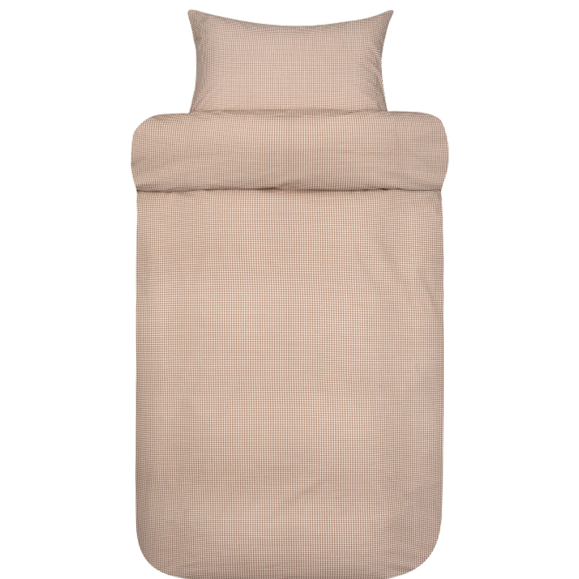 Sengetøj 140x220 cm - 100% bomuld - Høie of Scandinavia - Frans Cinnamon