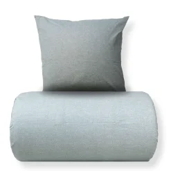 Sengetøj 150x210 cm - Bomulds flonel - Green Melange