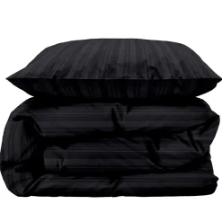 Sengetøj 140x220 cm - 100% Damaskvævet bomuldssatin - Södahl Noble - Antracitgrå