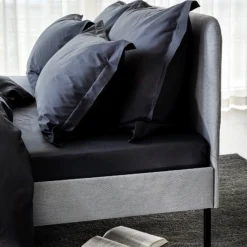 Sengetøj 140x220 cm - 100% egyptisk bomuldssatin - Høie Of Scandinavia - Elegance Blå