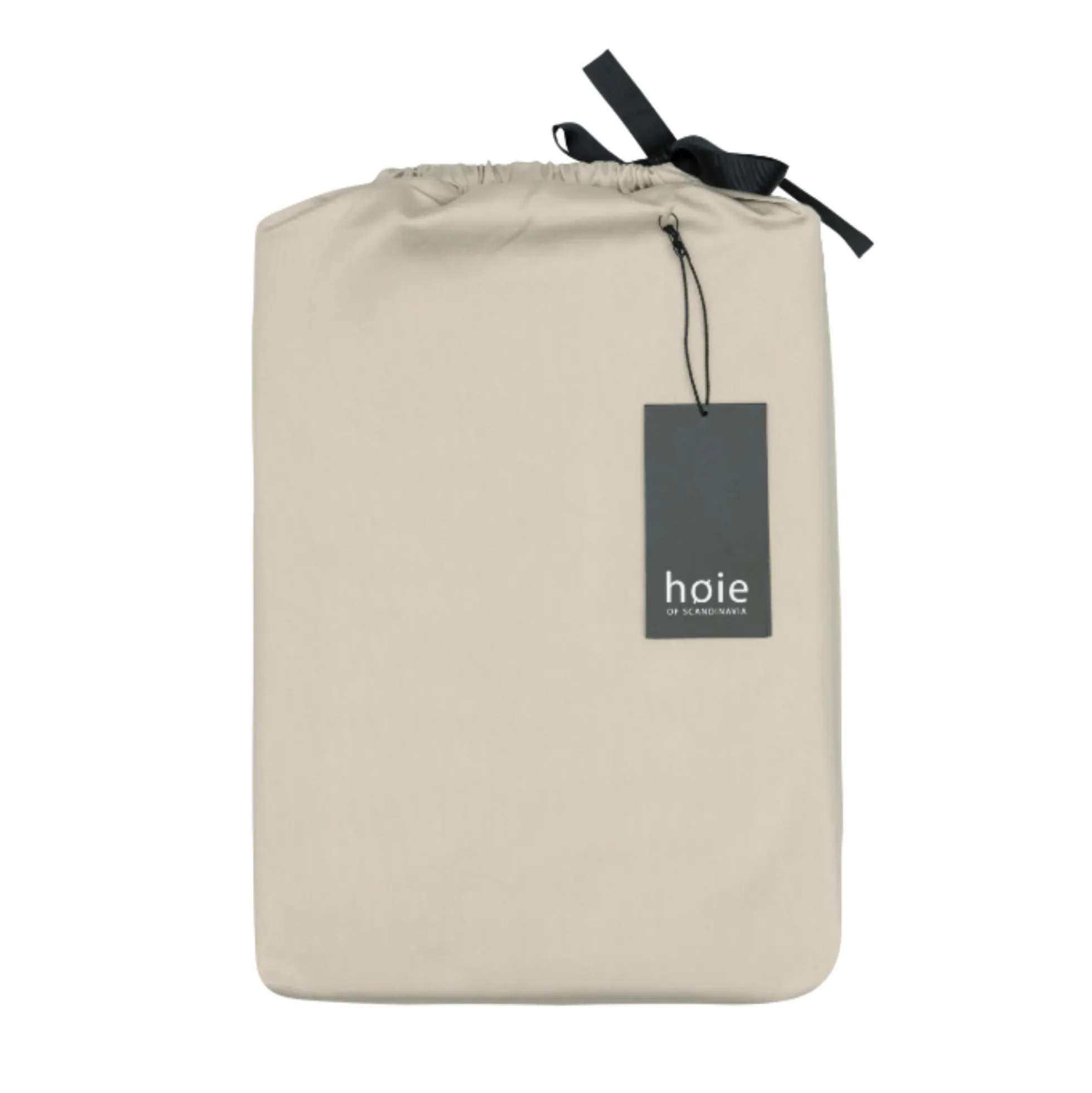 Sengetøj 140x220 cm - 100% egyptisk bomuldssatin - Høie Of Scandinavia - Elegance Beige