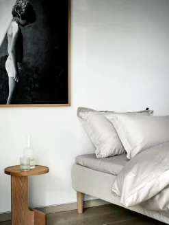 Sengetøj 140x220 cm - 100% egyptisk bomuldssatin - Høie Of Scandinavia - Elegance Beige