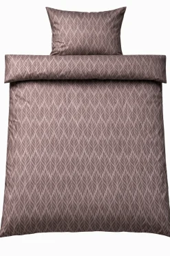 Sengetøj 140x220 cm - Microfiber - Brunt mønster
