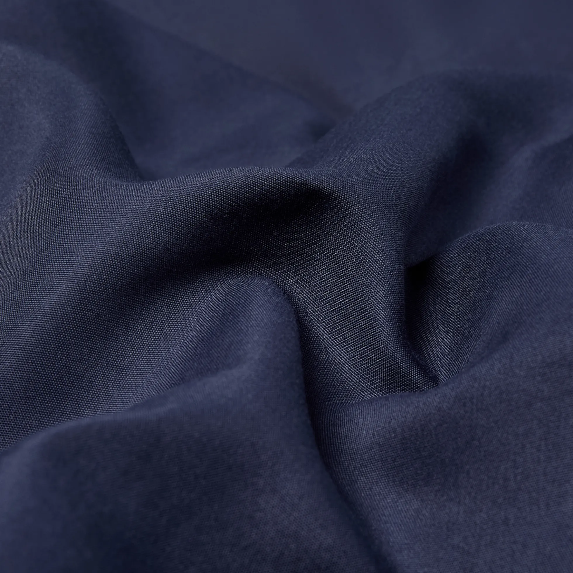 Sengetøj 140x220 cm - Microfiber - Ensfarvet mørkeblå