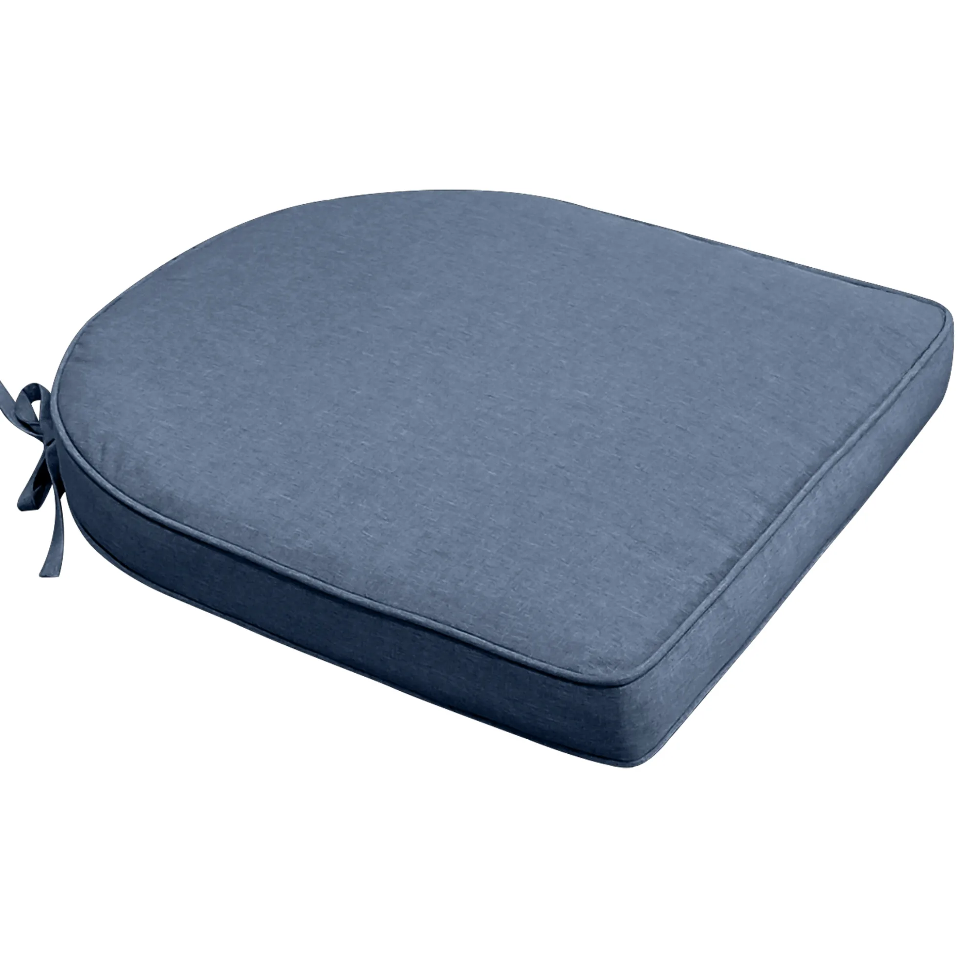 Siddehynde til havestol - Mørkeblå havehynde med 6 cm skum - Måler 48x49 cm - UV-resistent udendørs hynde - Nordstrand Home sædehynde