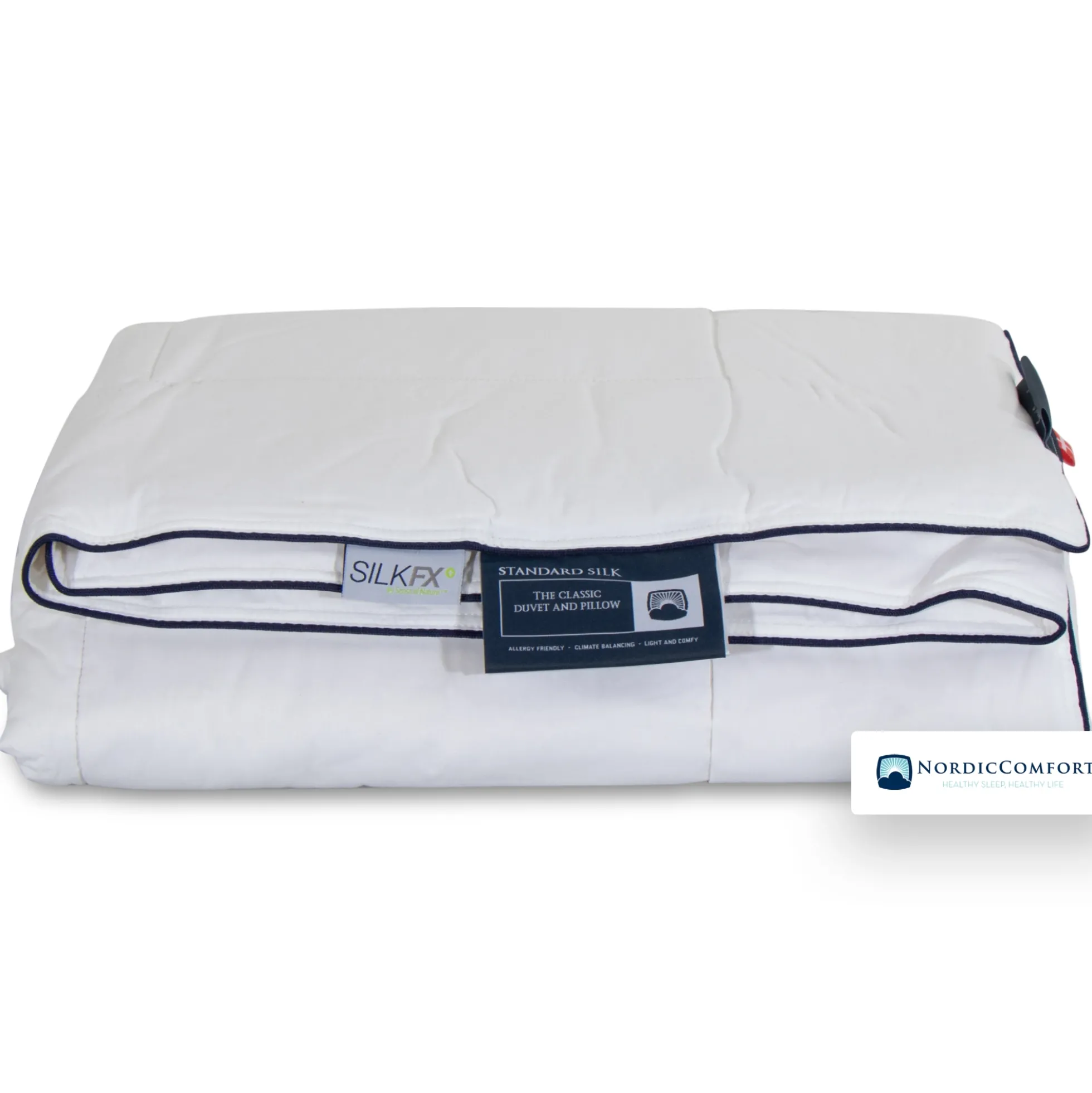 Silkedyne helårsdyne - 100% mulberry silke - 140x200 cm - Nordic Comfort silke dyne