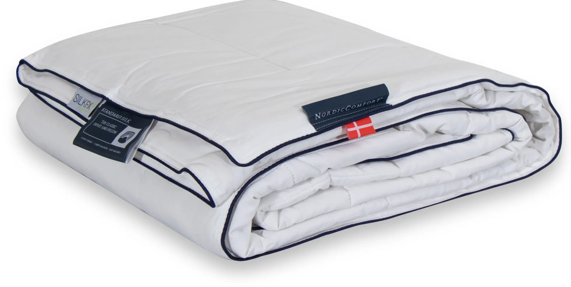 Silkedyne helårsdyne - 100% mulberry silke - 140x200 cm - Nordic Comfort silke dyne