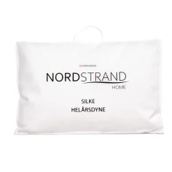 Silkedyne - 100% mulberry silkefyld - Temperaturregulerende dyne - 140x200 cm - Nordstrand Home helårsdyne