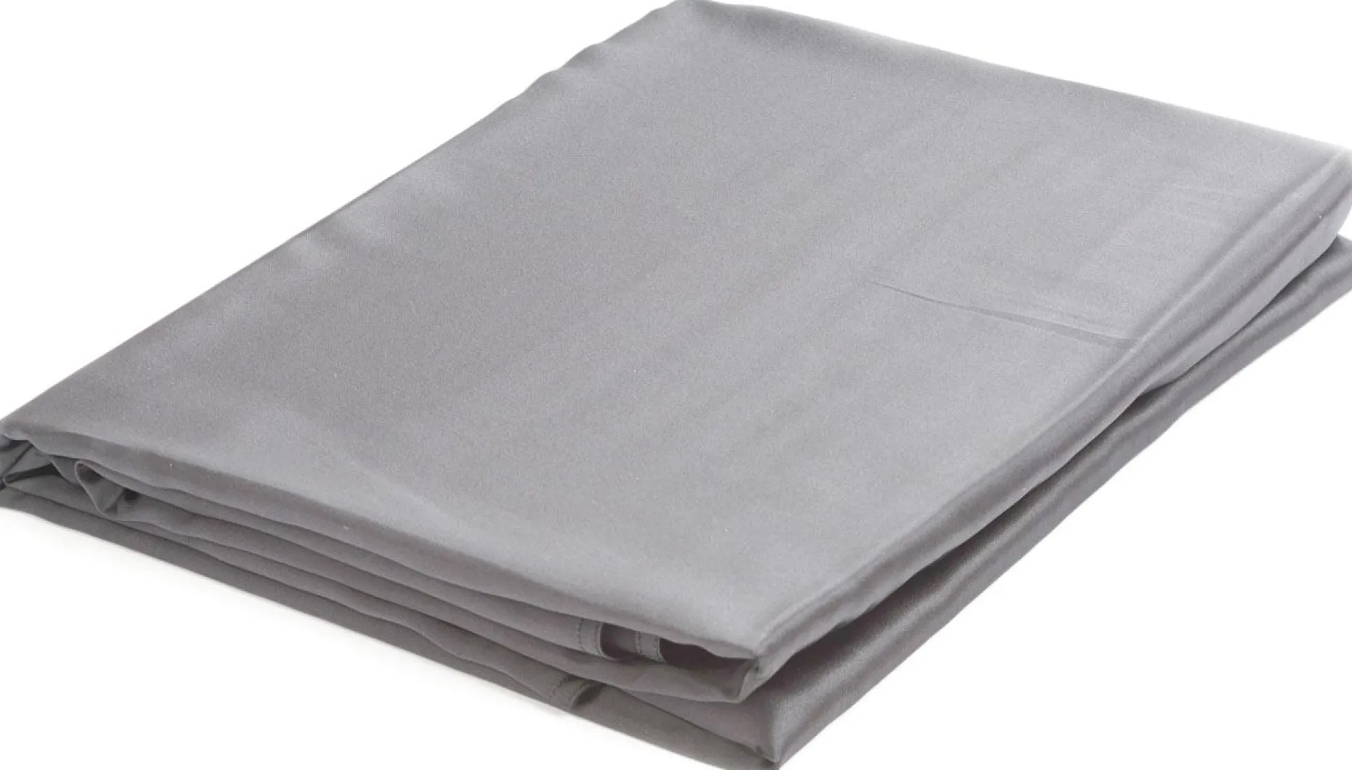 Silkelagen - Kuvertlagen 180x200x8 cm - Grå - 100% Silke - Butterfly Silk