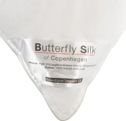 Silkepude - Hovedpude mellem høj - 60x63 cm - Butterfly Silk