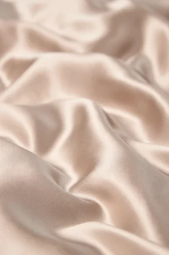 Silke sengetøj 140x220 cm - 100% morbærsilke - Champagne