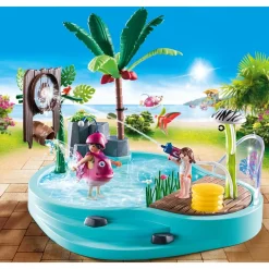 Sjov pool med vandpistol - PL70610 - PLAYMOBIL Family Fun