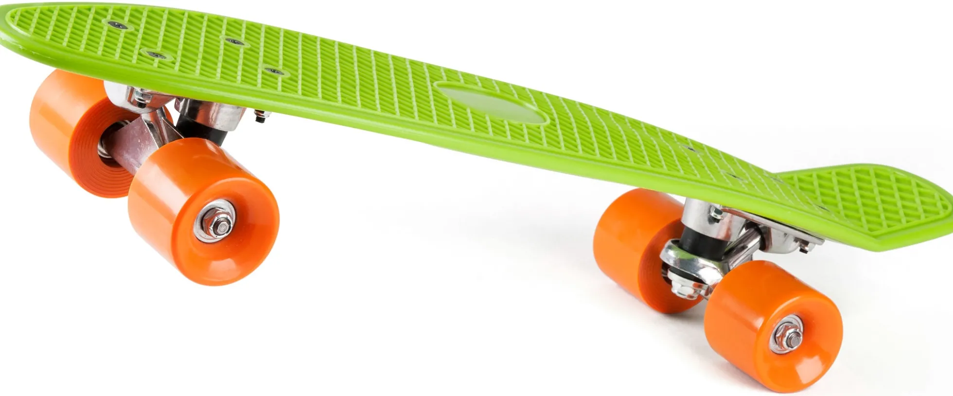 Skateboard i plast - Grøn - Let og praktisk skateboard