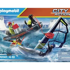 Skibsredning: Polarsejler-redning med gummibåd - PLAYMOBIL City Action