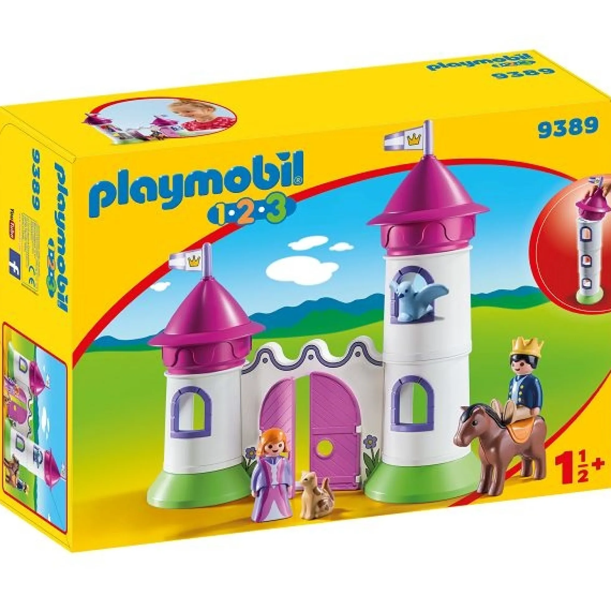 Slot med stabletårn - PL9389 - PLAYMOBIL 1.2.3