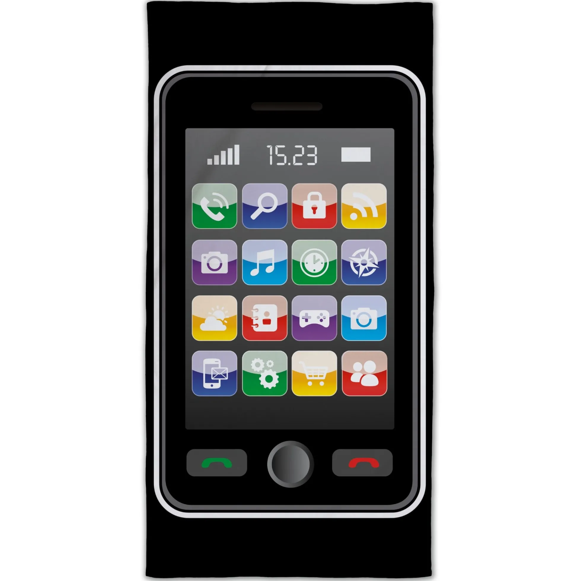 Smartphone håndklæde - 100% bomuld - Badehåndklæde 70x140 cm