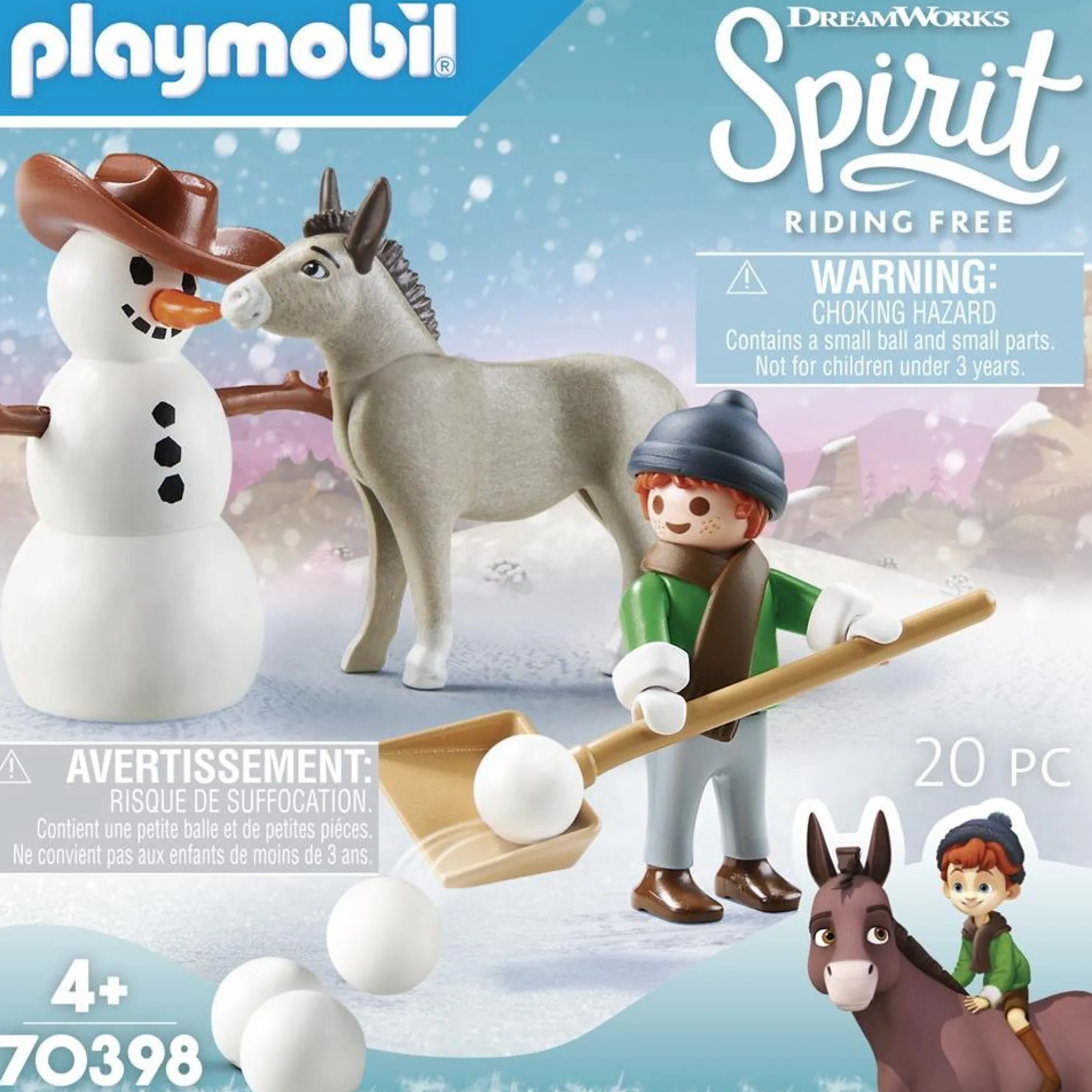 Snesjov med Snips & Hr. Gulerod - PLAYMOBIL Spirit