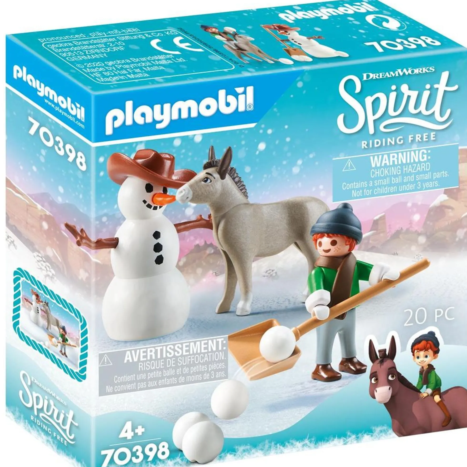 Snesjov med Snips & Hr. Gulerod - PLAYMOBIL Spirit