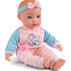 Softbodydukke - Laura med sut 46 cm - Blå