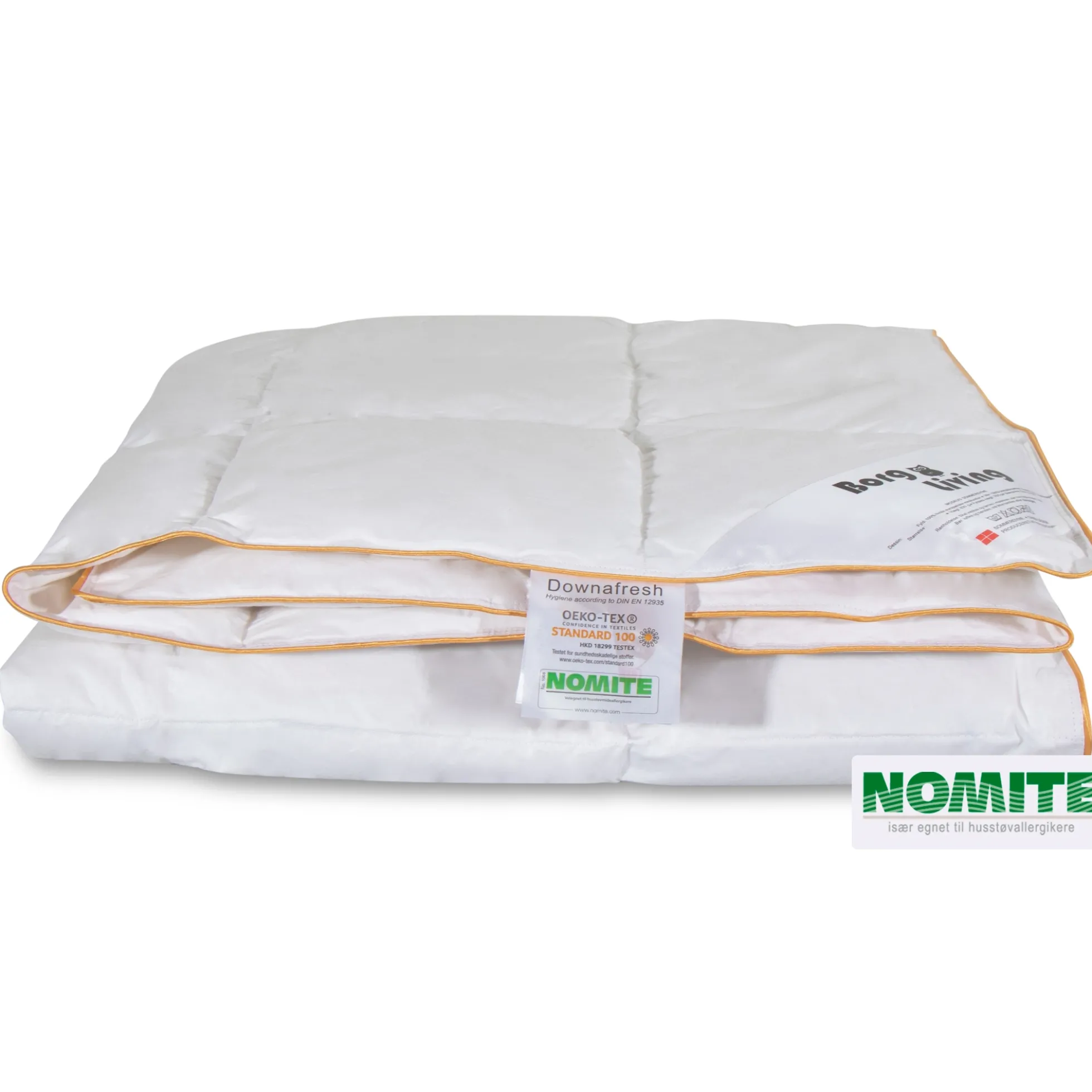 Sommerdyne - 100% Rene hvide moskusdun - 200x220 cm - Let og luftig sommer dundyne fra Borg Living