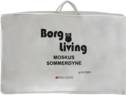 Sommerdyne 200x220 cm - Dobbeltdyne med moskusdun - Borg Living let og luftig dobbelt dyne sommer