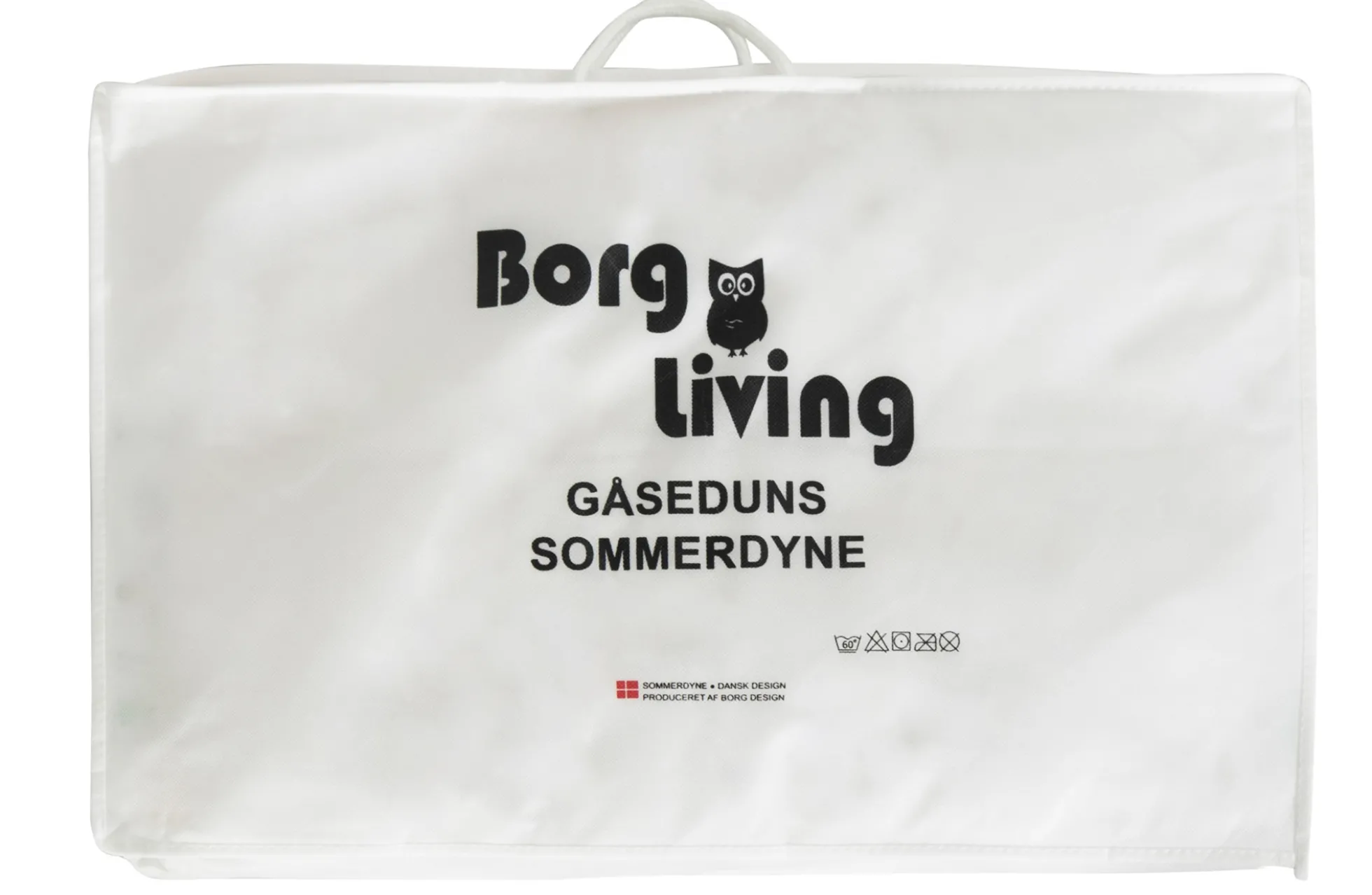 Sommerdyne - 200x200 cm - Dobbeltdyne med 100% gåsedun - Borg Living let sommerdyne