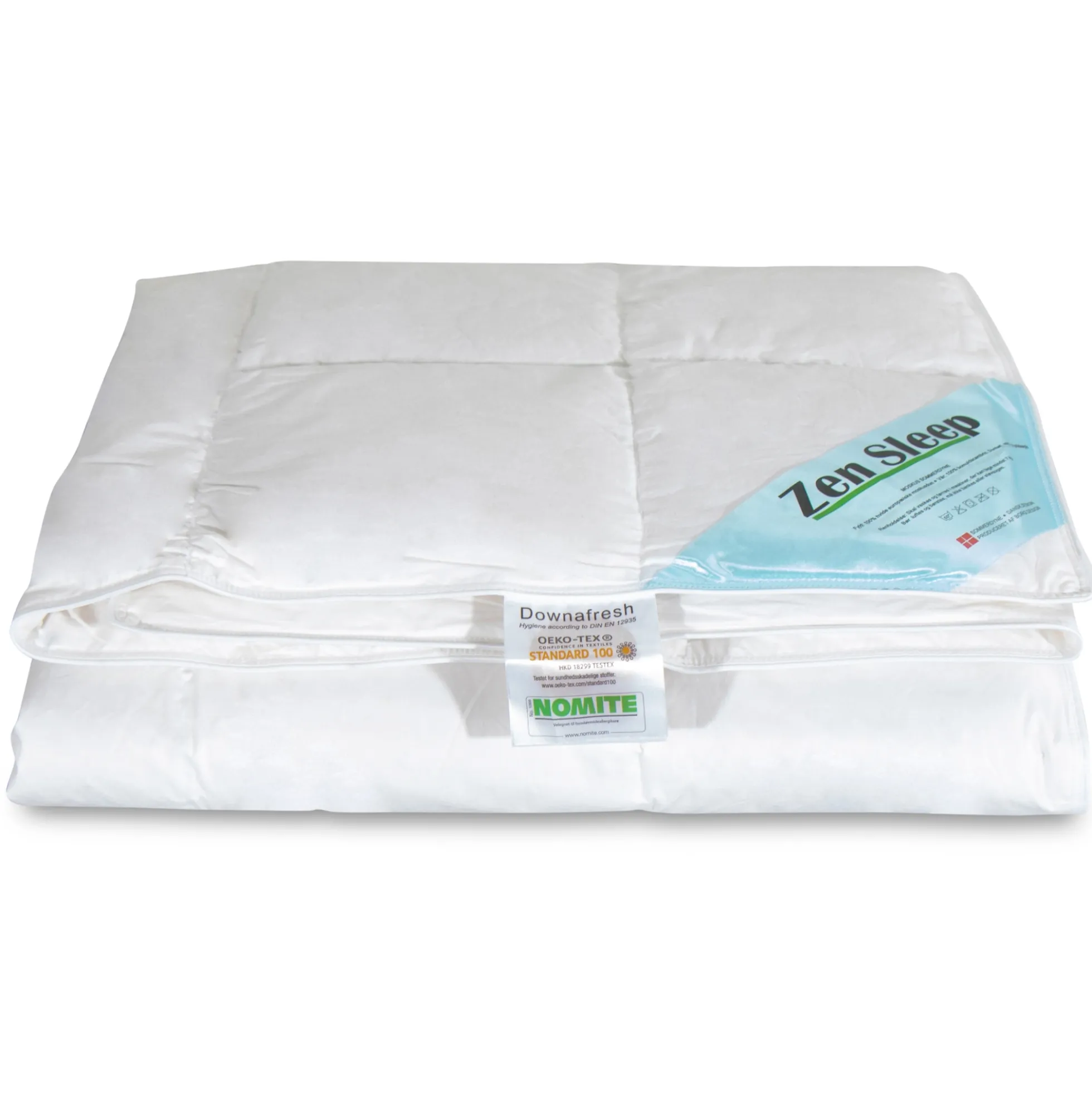 Sommerdyne 150x210 cm med moskusdun - Zen Sleep dyne - Let og sval sommer dyne