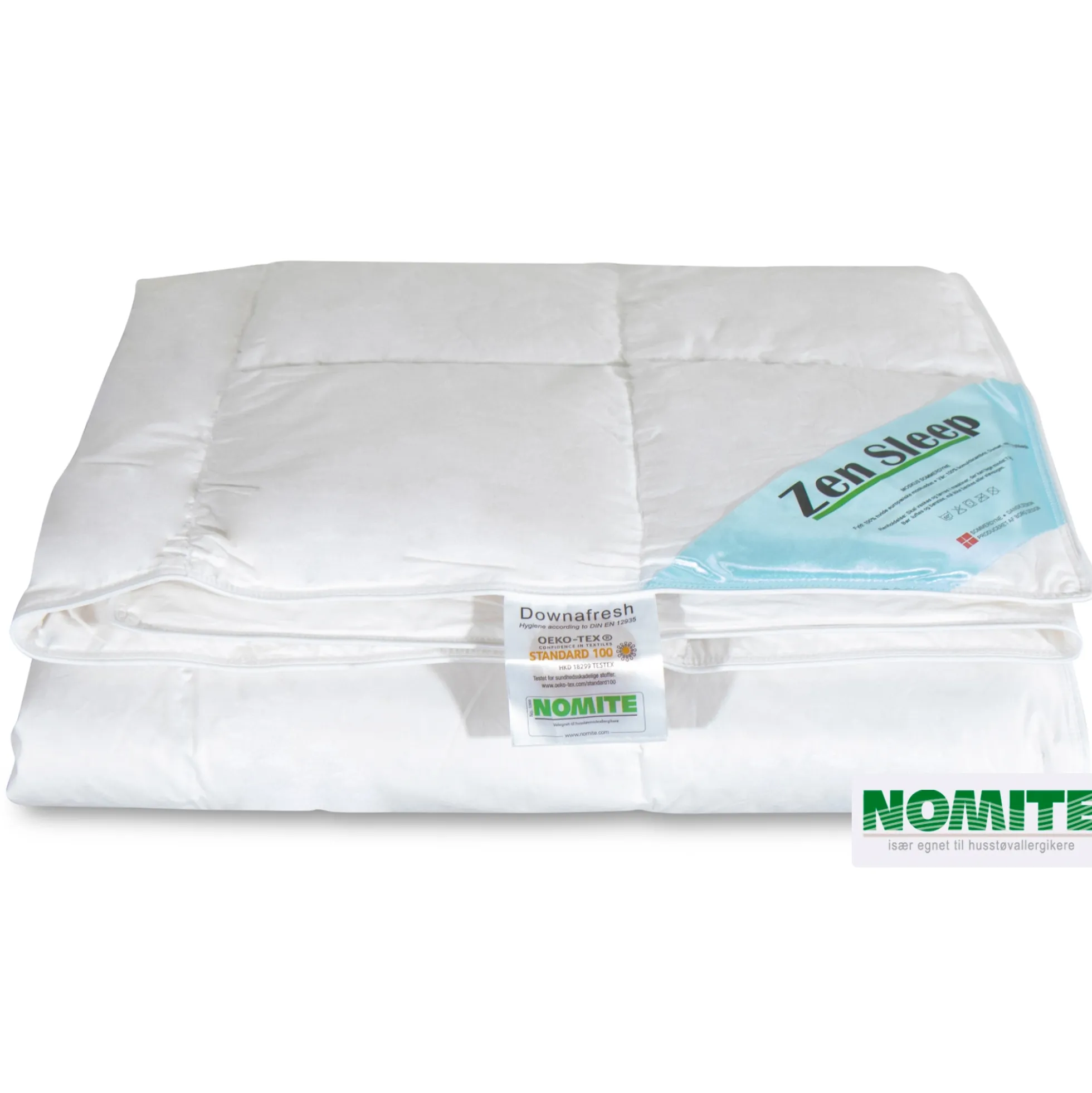 Sommerdyne 150x210 cm med moskusdun - Zen Sleep dyne - Let og sval sommer dyne