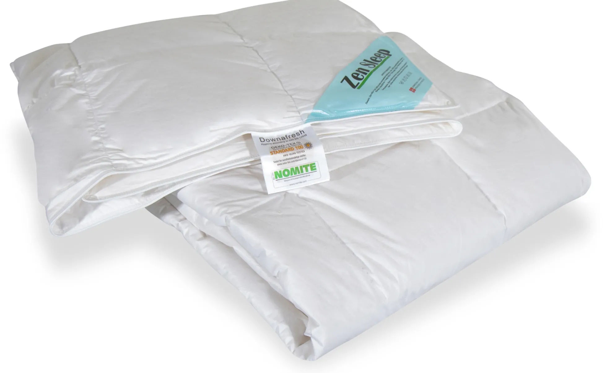 Sommerdyne 150x210 cm med moskusdun - Zen Sleep dyne - Let og sval sommer dyne