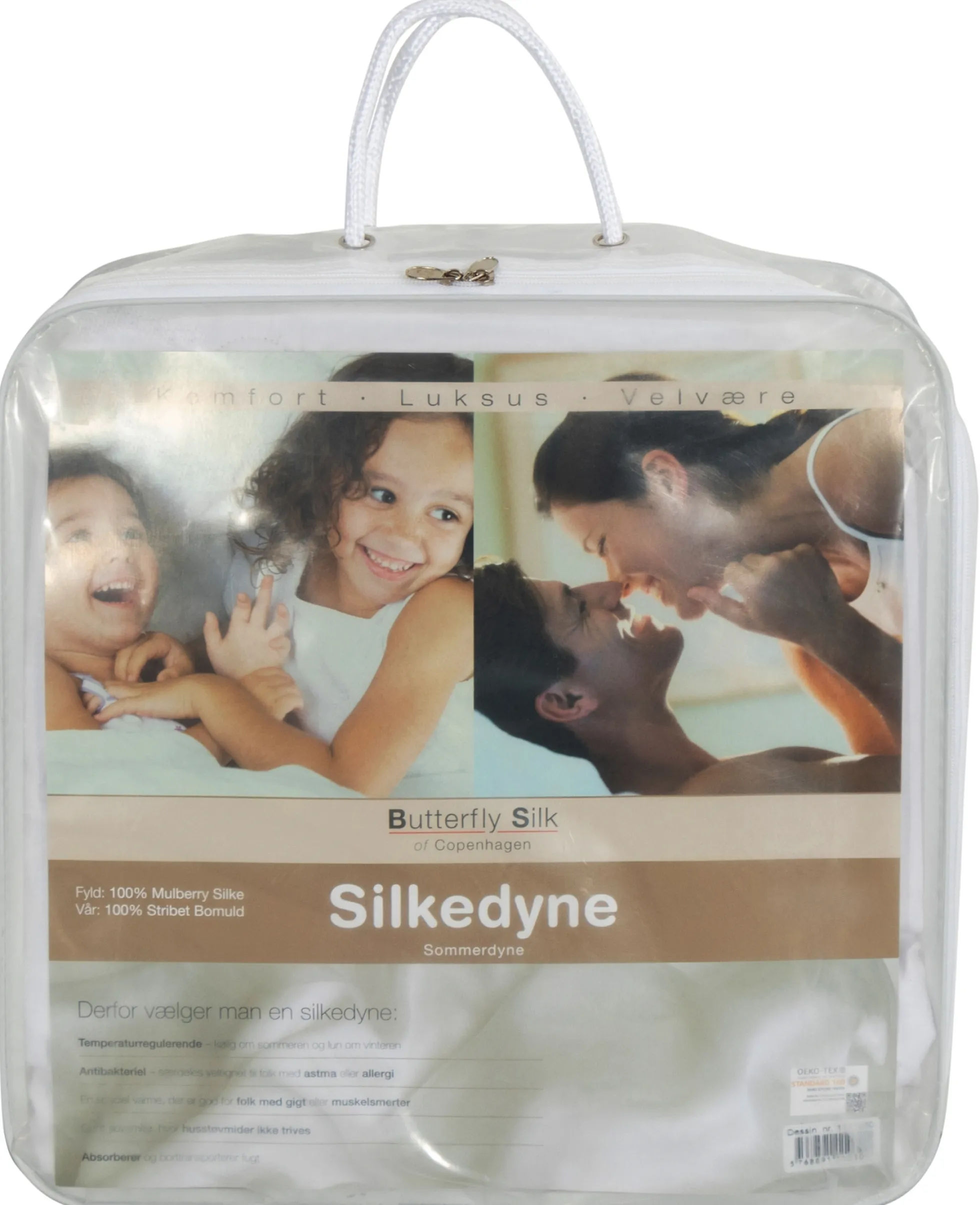 Sommer silkedyne - 100% mulberry silke - 140x220 cm - Butterfly Silk
