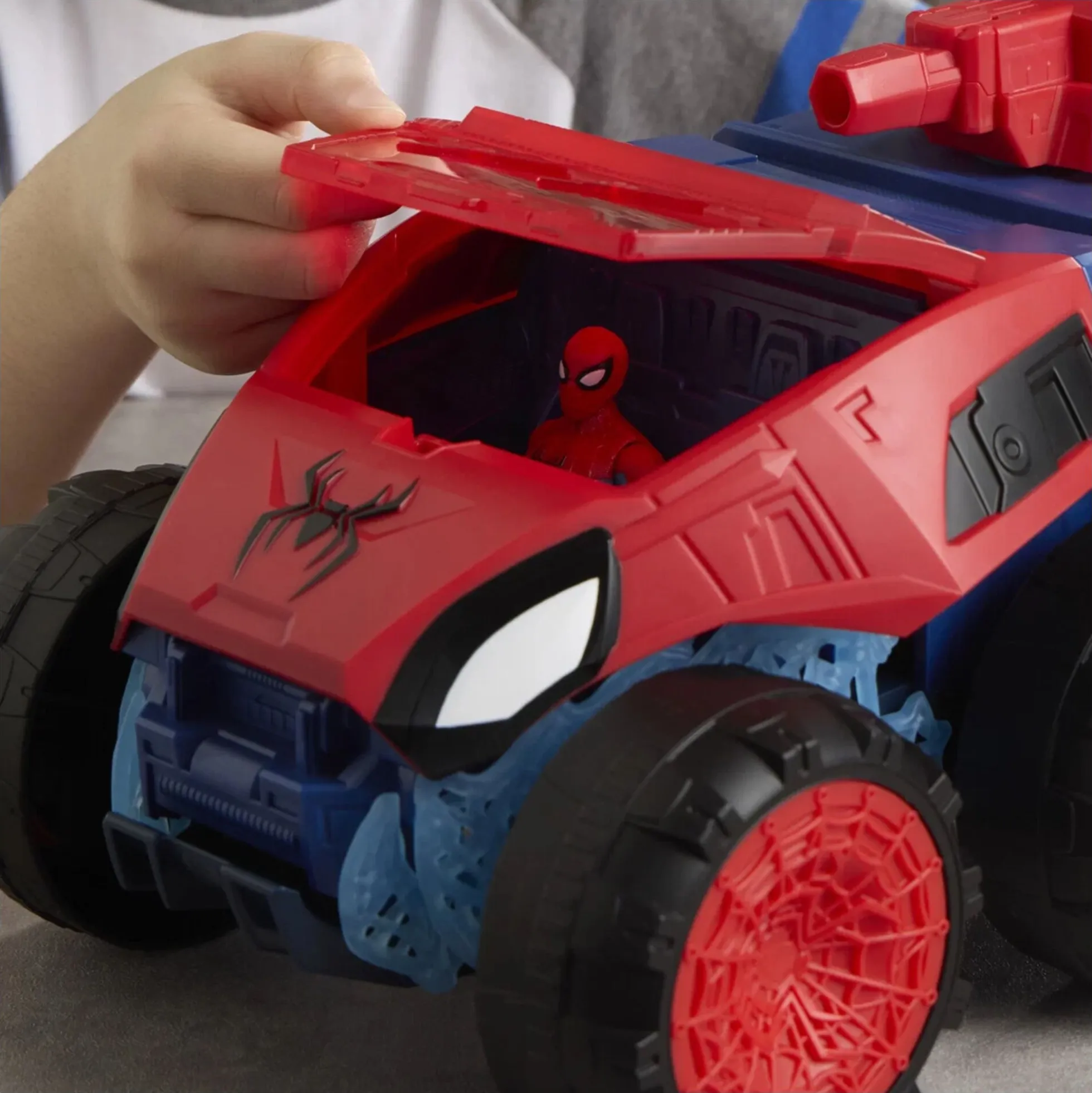 Spider Man 2 i 1 pansret køretøj med projektiler og offroad funktion