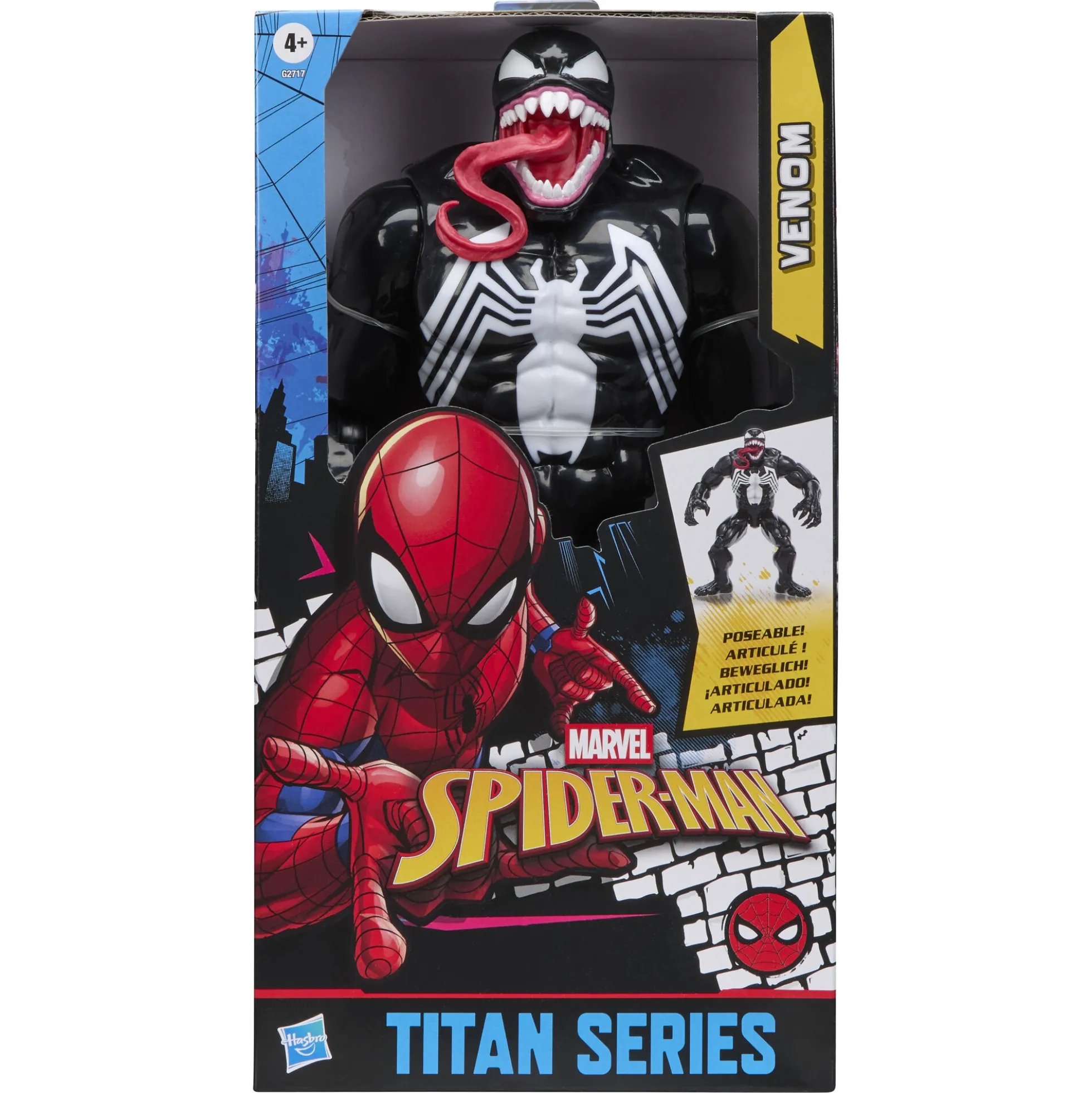 Spider-Man Titan deluxe actionfigur - Venom - 30 cm