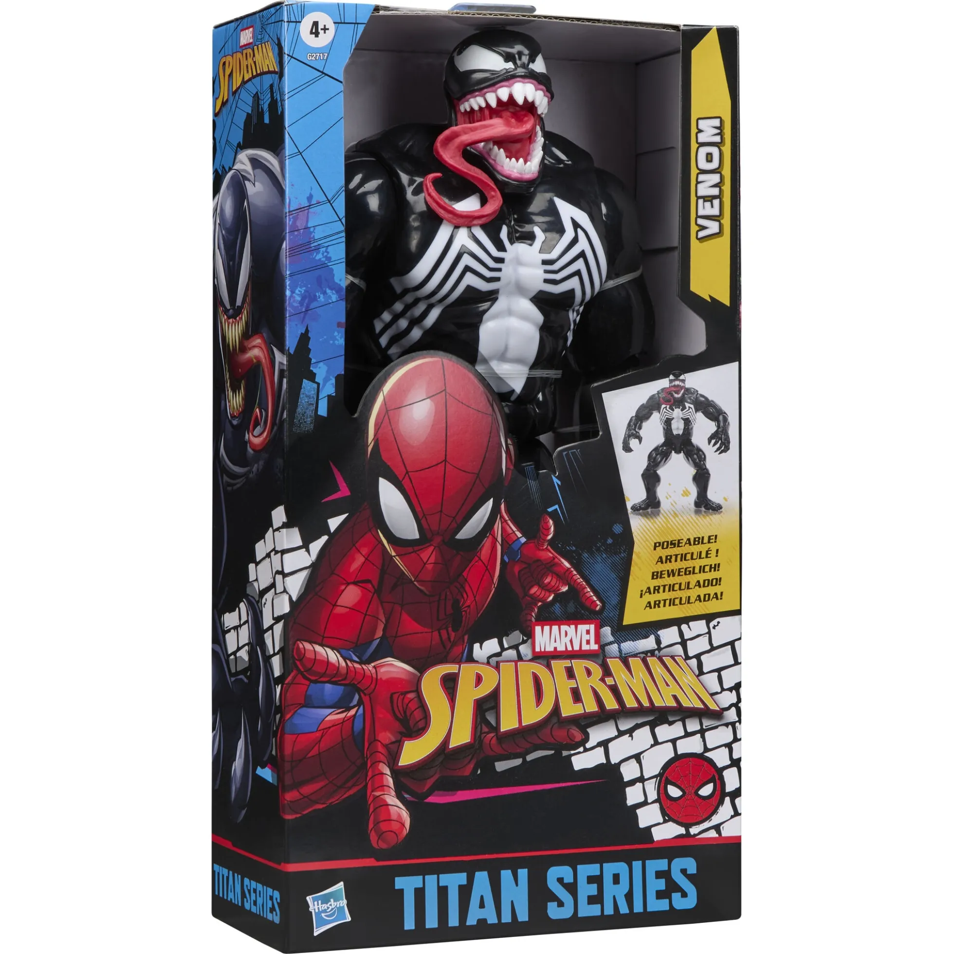 Spider-Man Titan deluxe actionfigur - Venom - 30 cm