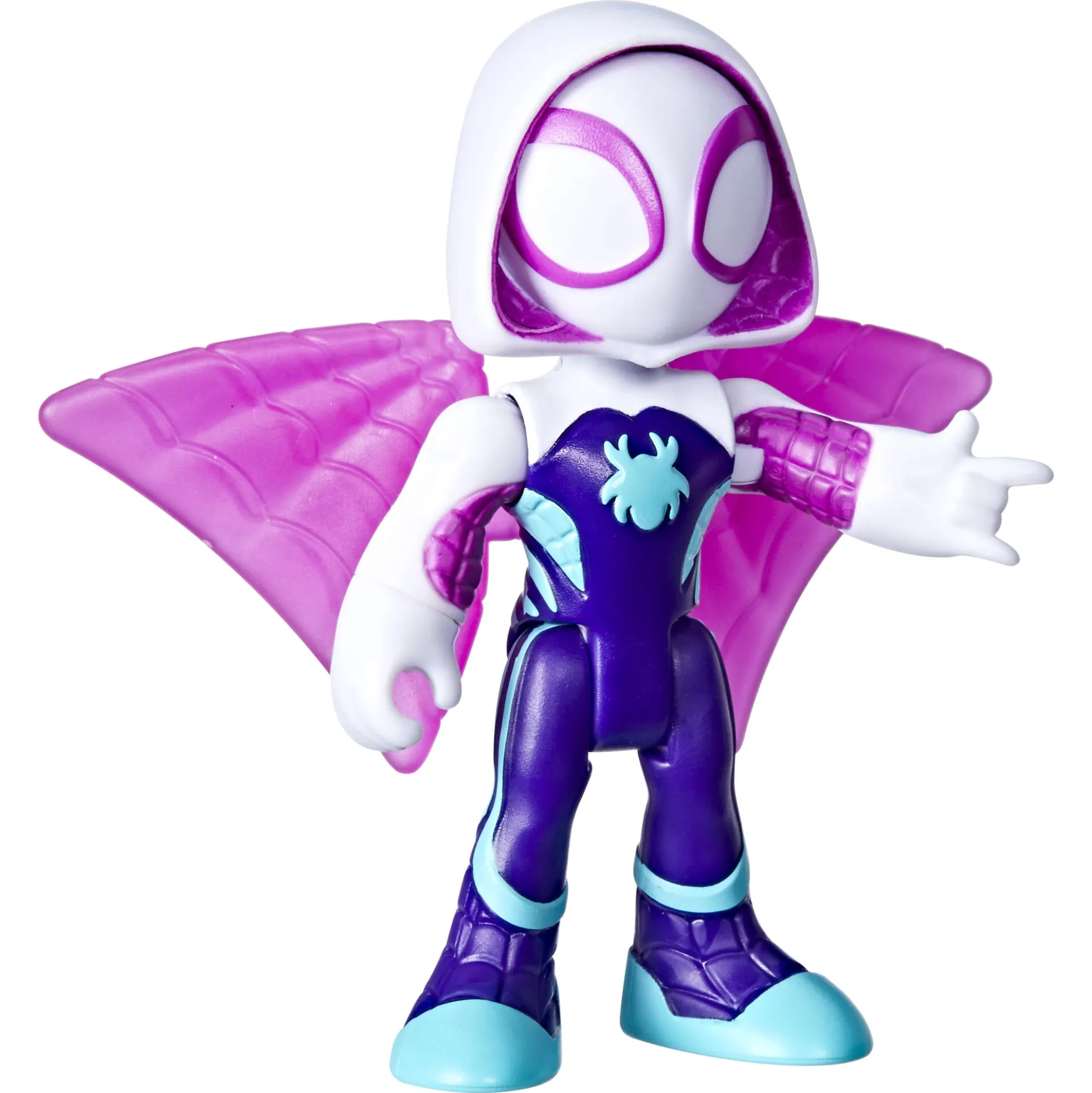 Spidey Ghost-Spider figur med netvinger - 7,6 cm