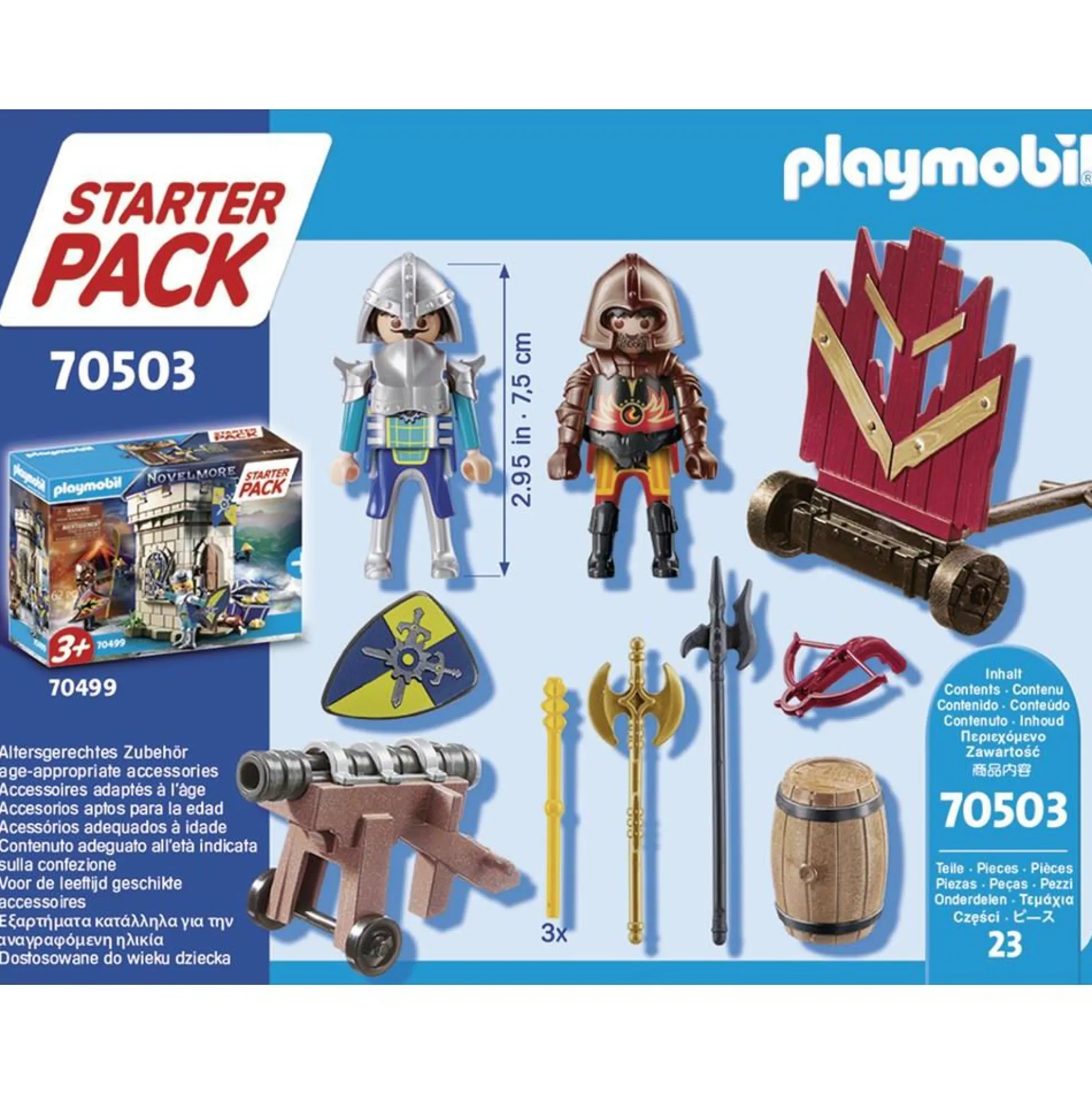 Startpakke Novelmore Ekstraudstyr - PL70503 - PLAYMOBIL Knights