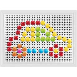 Stiftmosaik sæt - kreativ mosaikleg med farvede stifter - 300 dele