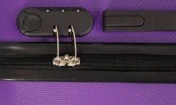 Stor kuffert - Diamant lilla - Hardcase kuffert - Smart rejsekuffert