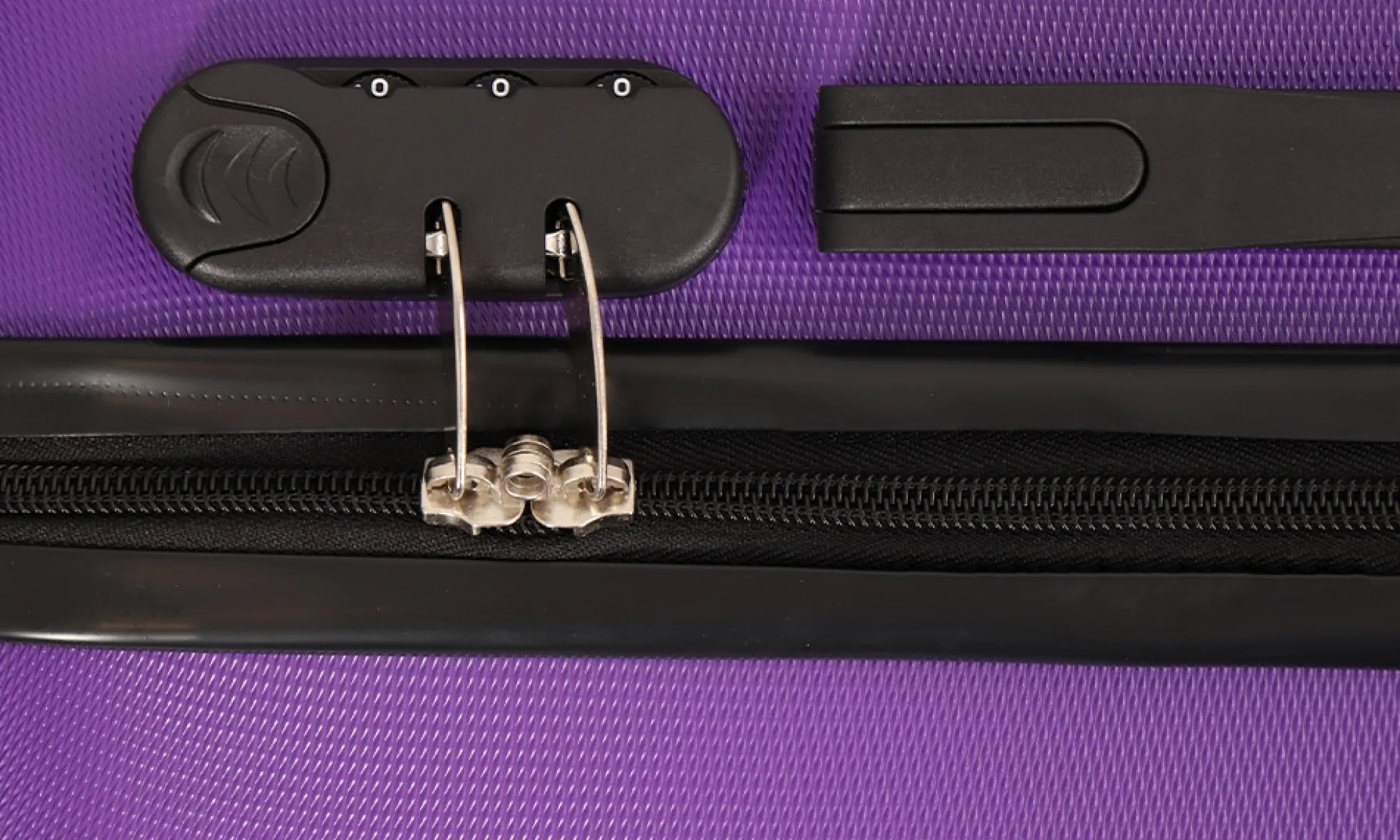 Stor kuffert - Diamant lilla - Hardcase kuffert - Smart rejsekuffert